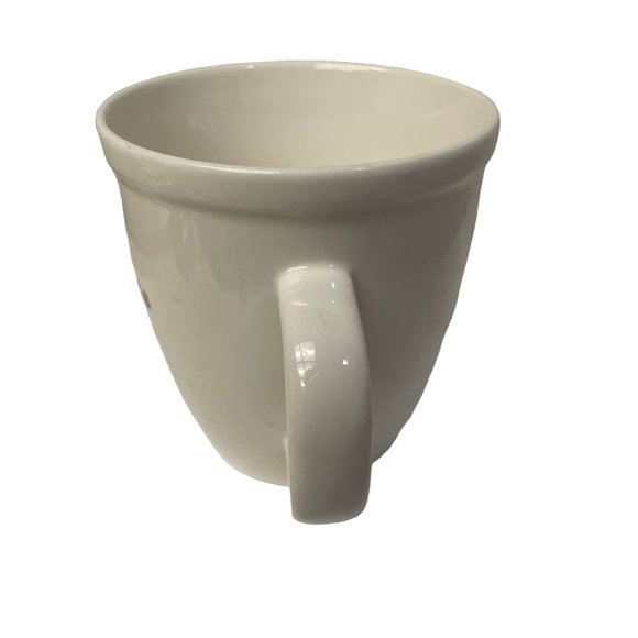 STARBUCKS Est 1971 Holiday Mug Cup 2007 Christmas Red White Ceramic 18oz - Picture 2 of 9